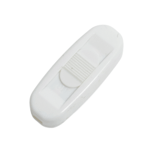 Interruptor Superficial Tipo Switch P/Lamparas Plastico Blanco
