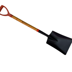 Pala cuadrada DE 1KG DE 1ER GRADO CABO DE MADERA Y MANGO DE PLáSTICO