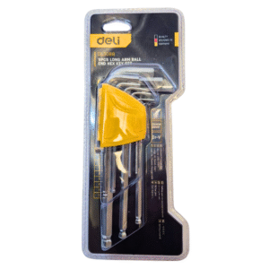 Llaves Largas Allen Con Bola C/Soporte Set 1.5 A 10Mm